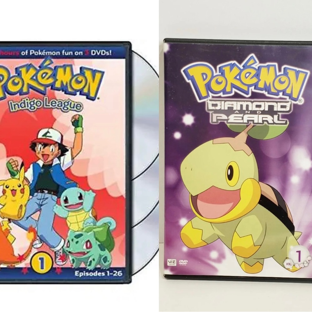 Pokemon - Pokémon: Diamond and Pearl: Volume 1 DVD + BONUS & Indigo League Movie